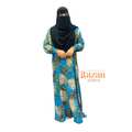 Modesty printed abaya