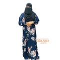 Modesty printed abaya