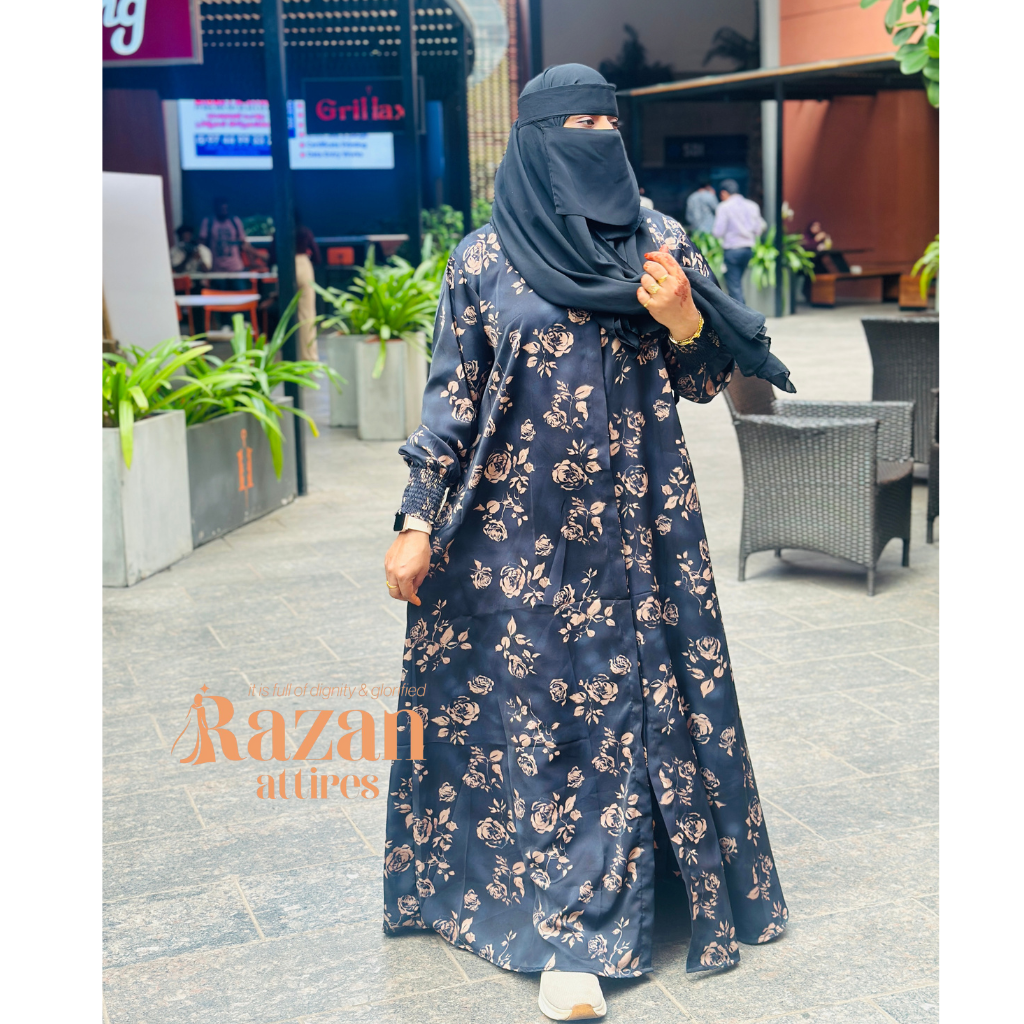 Modesty Printed Abaya