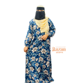 Modesty printed abaya