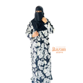 Modesty printed abaya