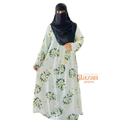 Modesty printed abaya