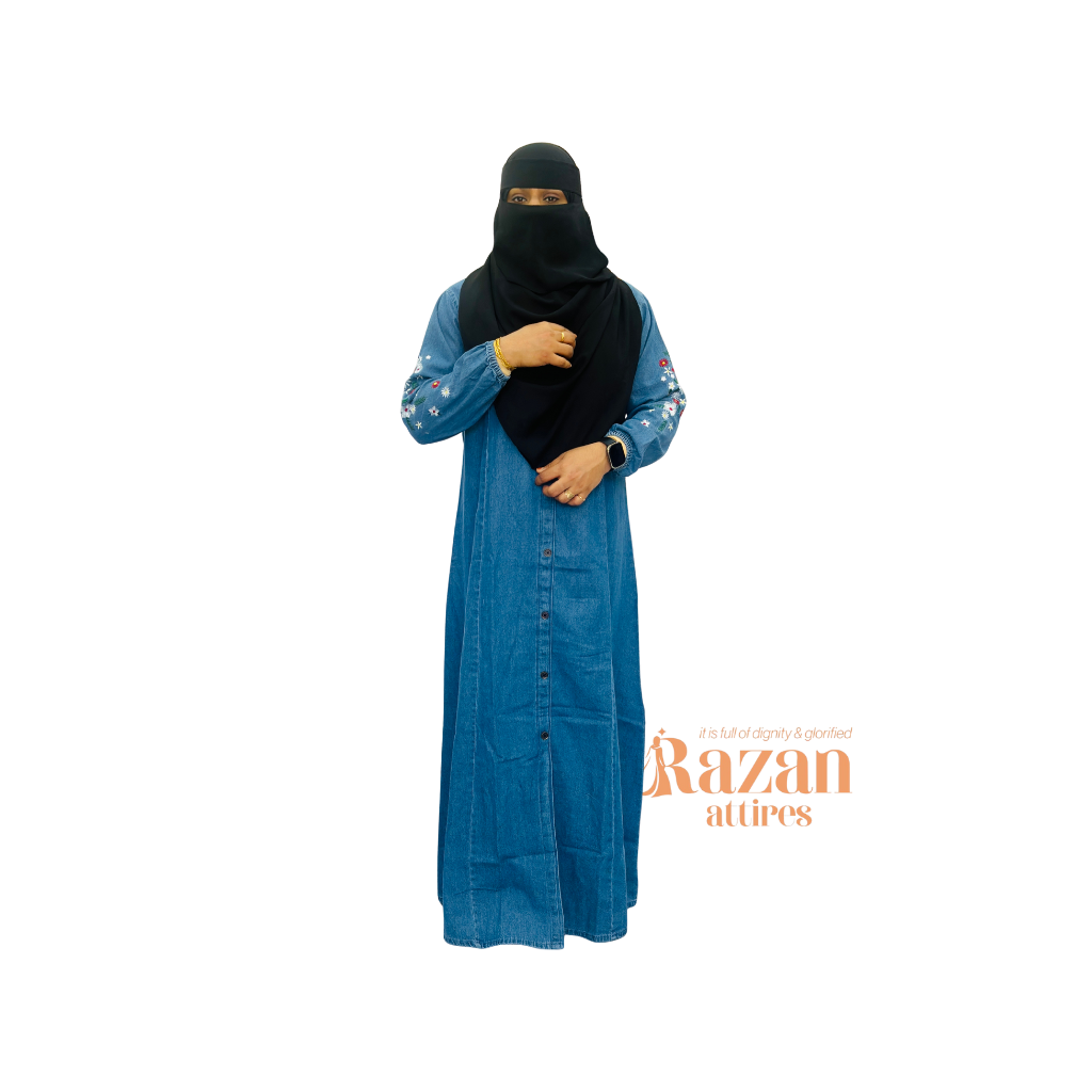 Modesty Denim Abaya
