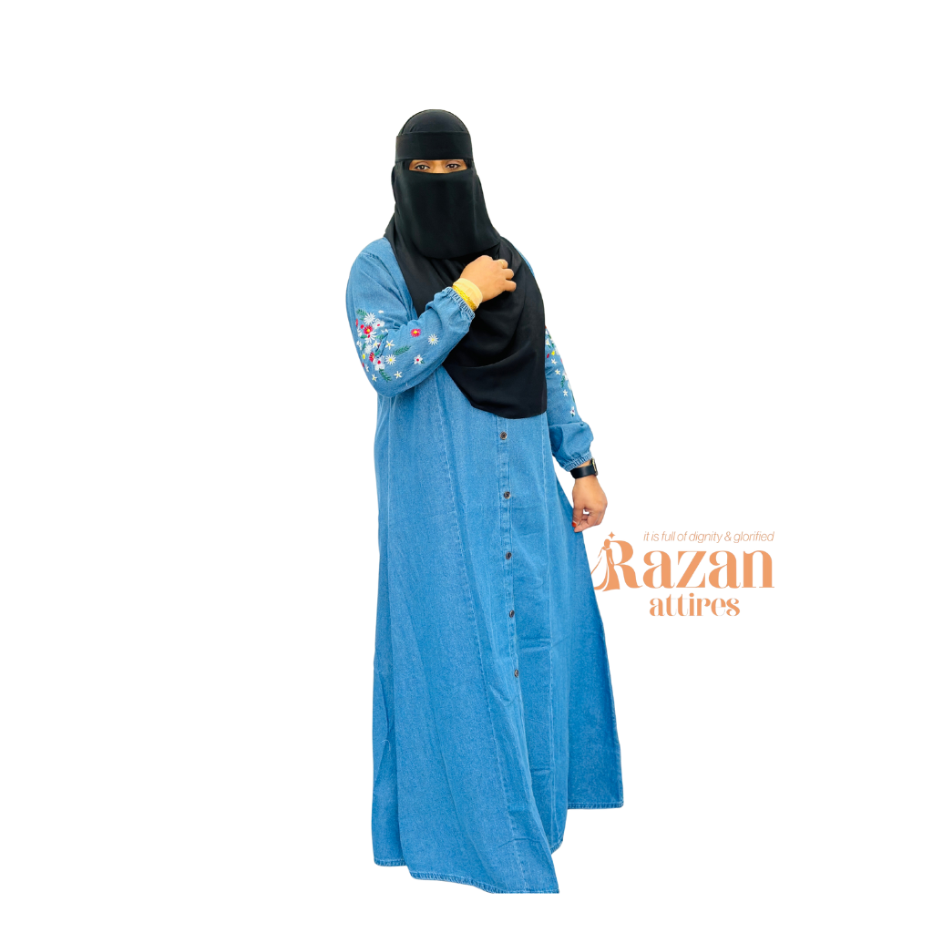 Modesty Denim Abaya