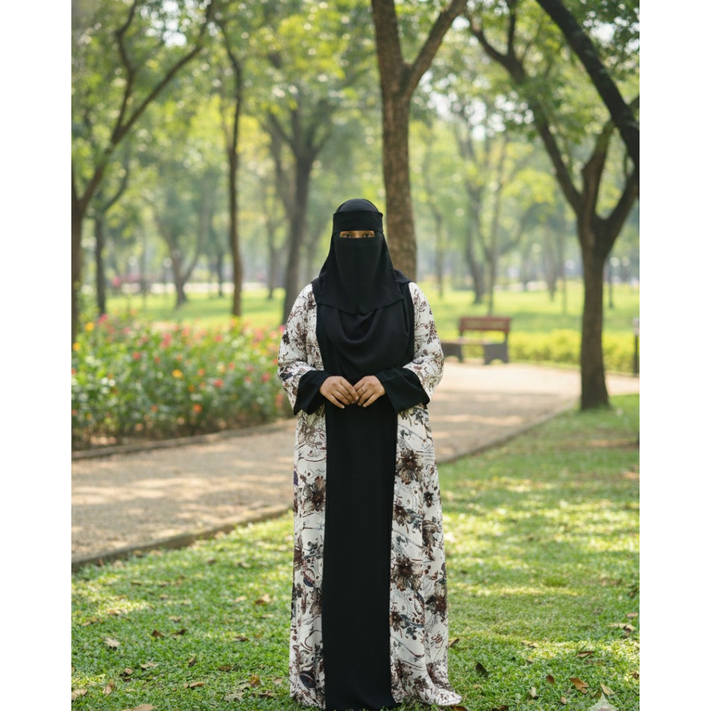Modesty Printed Kafthan Abaya