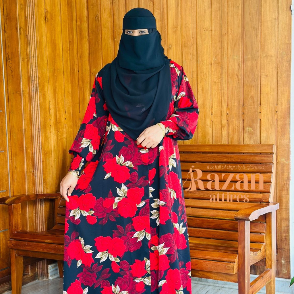 Modesty Printed Abaya