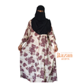 Modesty printed abaya