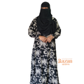 Modesty printed abaya