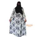 Modesty printed abaya