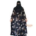 Modesty printed abaya