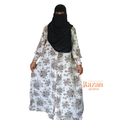 Modesty printed abaya